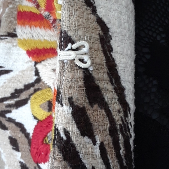 Chicos Multicolored Embroidered Jacket - Picture 12 of 14
